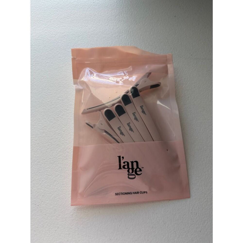 Lange Pink and Black Sectioning Hair Clips